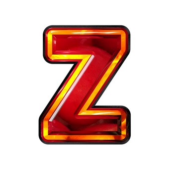 アルファベット文字Z 文字,ギラギラ,赤色,アルファベット,zのイラスト素材
