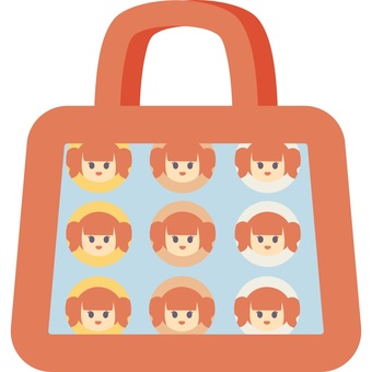 Illustration, bag, plastic bag, otaku activity, 