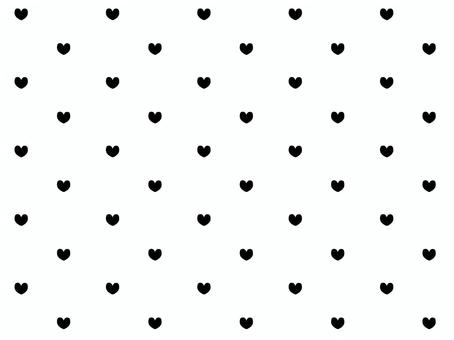 小さい黒ハートのパターン 壁紙,背景素材,バレンタイン,ハート,手描き,愛,シルエット,シンプル,黒,背景透過のイラスト素材