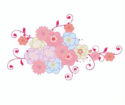 はな はな 植物,花束,花のイラスト素材
