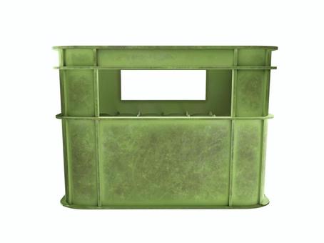 緑色の汚れたケース ビールケース,ケース,ビール箱,入れ物,3d,cg,汚れ,緑のイラスト素材