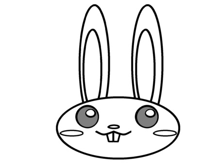 Monochrome rabbit transparent, JPG and PNG Monochrome rabbit transparent, monochrome, rabbit, simple, JPG and PNG