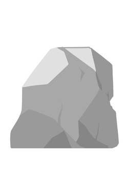 岩石 岩石,石,岩,隕石,落石のイラスト素材