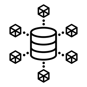 ビックデータのアイコン アイコン,アイコン単品,モノクロ,ビックデータ,ビッグデータ,テクノロジー,it,ベクター,ビジネスのイラスト素材