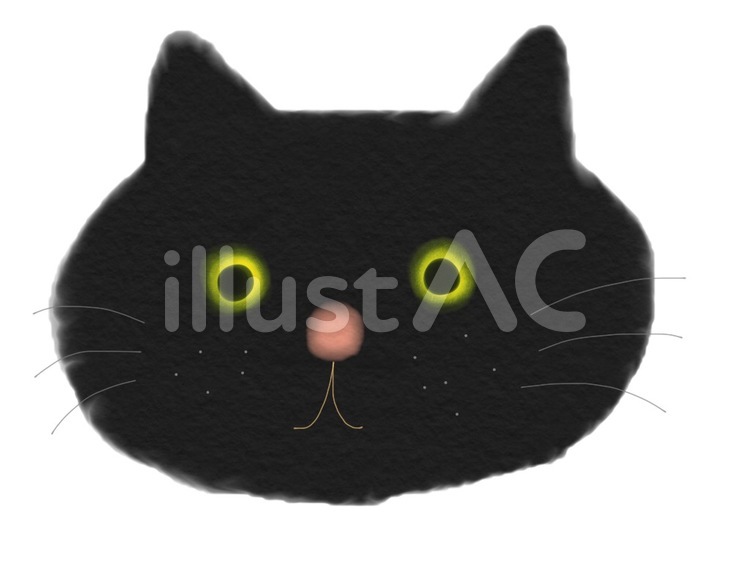 くろねこさん ねこ,くろねこ,黒猫のイラスト素材