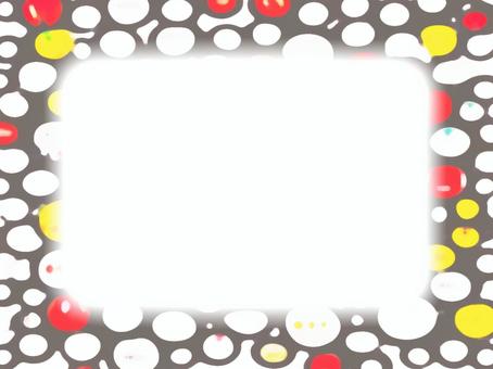 popや広告のフレーム枠の素材の背景画像 popや広告のフレーム枠の素材の背景画像 pop,広告,フレーム,枠,カラフル,斑模様,ポストカード,背景,下地,コピースペースのイラスト素材