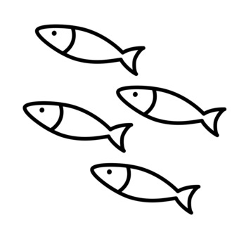 小さい魚 魚,海,生き物,動物,小さいのイラスト素材