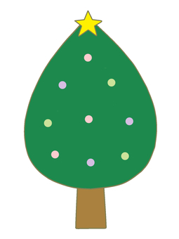 クリスマスツリー3 クリスマスツリー,クリスマス,木,植物,星,イルミネーションのイラスト素材