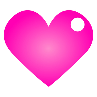 うるうるツヤハート ツヤ,うるうる,ハート,ピンク,かわいい,ポップ,編集,動画,輝く,ラブのイラスト素材