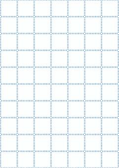 点線四角パターン 縦 背景,壁紙,模様,格子,シンプル,点線,水色のイラスト素材