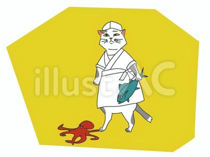 寿司屋のねこ大将