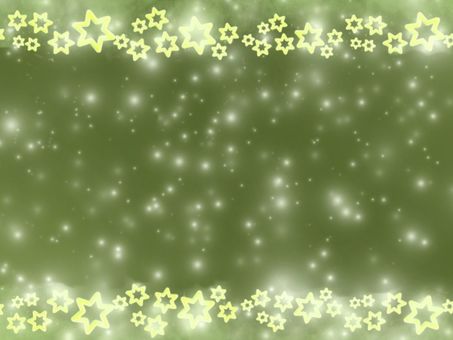 暗いグリーンの背景に星模様と雪のイラスト 星,雪,光,グリーン,グラデーション,白,ぼかし,背景,幻想,12月のイラスト素材