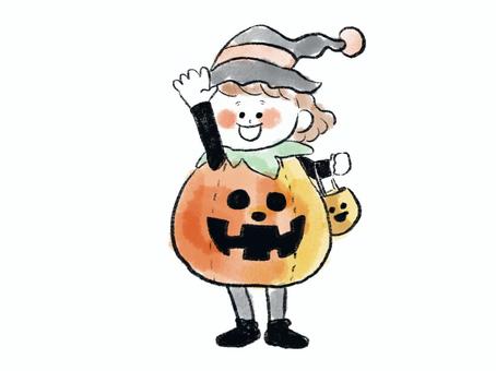 ハロウィン衣装の女の子