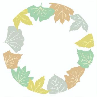 Autumn leaf decoration frame 1, frame, frame, autumn, JPG, PNG and AI