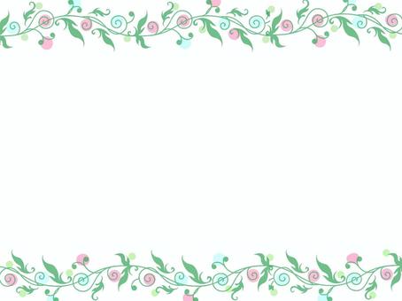 ボタニカルなツタのフレーム01 ボタニカルなツタのフレーム01 ボタニカル,ツタ,植物,花,フレーム,背景,ファッション,シンプル,可愛い,シックのイラスト素材