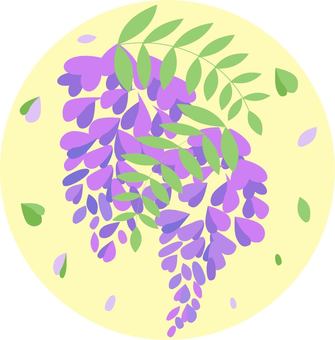 wisteria icon, , JPG, PNG and AI