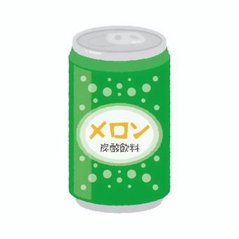 缶ジュースメロンソーダ 缶ジュース,炭酸飲料,ジュース,メロンソーダ,ソフトドリンク,メロン,飲み物のイラスト素材