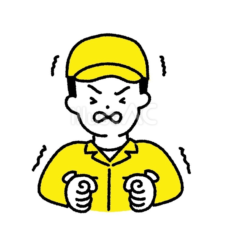 かわいい人物　男性の作業員A-31 作業員,人物,男性のイラスト素材
