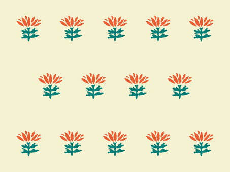 Traditional pattern background-Flower 01-, , JPG and AI