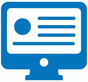 パソコンのモニター 青 パソコン,ガジェット,デバイス,pc,モニター,インターネット,ウェブ,家電,テクノロジー,デスクトップのイラスト素材