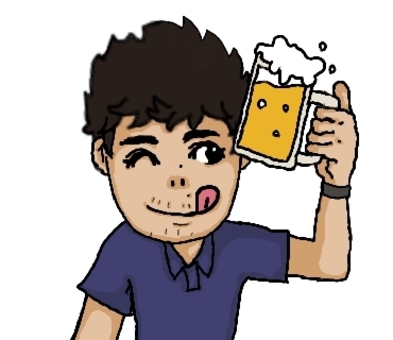 I will drink today!, male, beer, alcohol, JPG and PNG