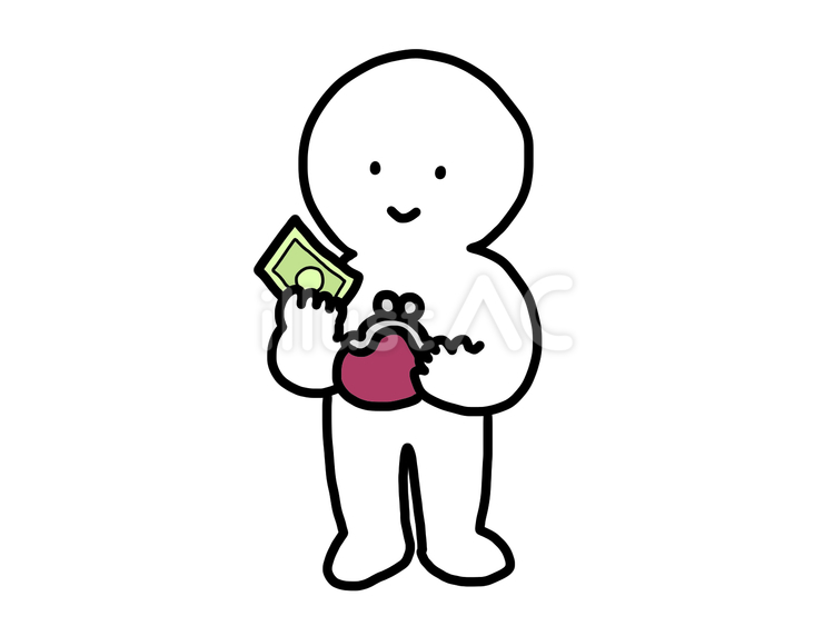 お金を払う 人,シンプル,手書きのイラスト素材
