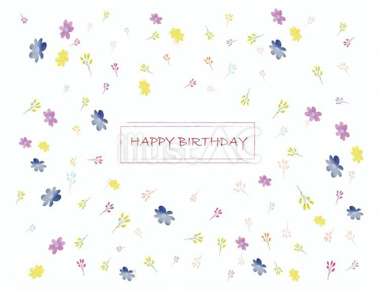 お誕生日のメッセージカード かわいい,cute,お誕生日のイラスト素材