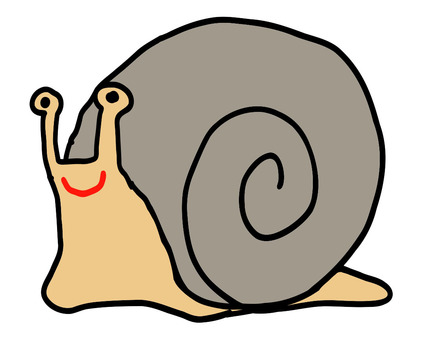 Smiling snail, , JPG and PNG