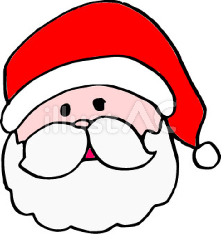 さんたんた 北欧,クリスマスカード,白ひげのイラスト素材