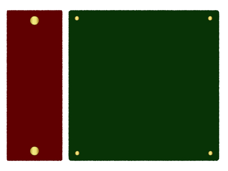深緑と赤の表紙デザイン枠 深緑と赤の表紙デザイン枠 表紙,フレーム,枠,ファイル,アルバム,バインダー,メニュー,金具,金,赤のイラスト素材