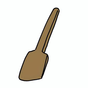 木べら 木べら,木,キッチン,用具,調理,器具,料理,道具,ヘラのイラスト素材
