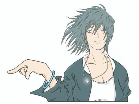 お洒落で美人な女性のイラスト 萌え系,萌え,女性,アクセサリー,手書き,可愛い,美人,お洒落,女,女の人のイラスト素材