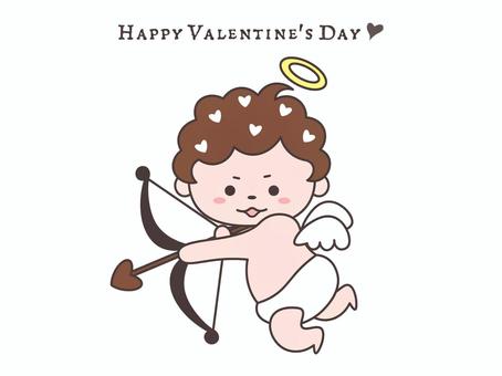 Valentine Cupid_milk chocolate, , JPG, PNG and AI