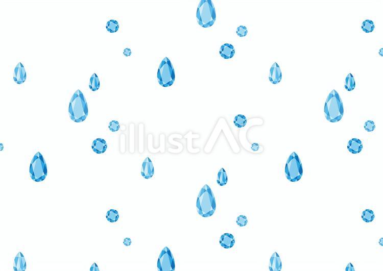 雨の宝石の壁紙 雨,雫,水色のイラスト素材