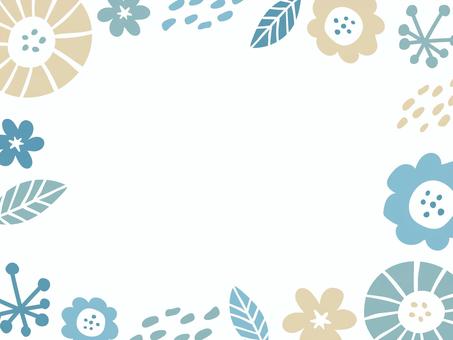 Stylish Scandinavian botanical frame, JPG, PNG and AI Stylish Scandinavian botanical frame, flower, plant, nordic winds, JPG, PNG and AI