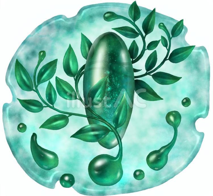 癒しと浄化の魔石 魔石,石,天然石のイラスト素材