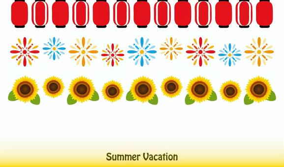 Summer material, summer, summer vacation, summer, JPG and PNG