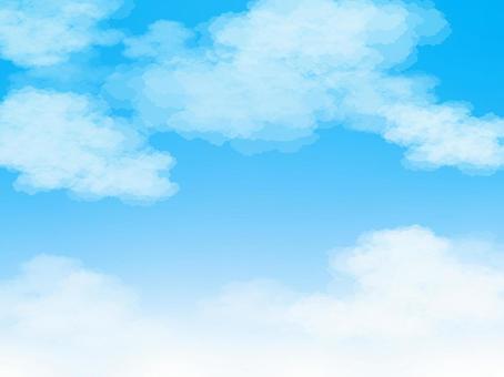 Illustration, sky, blue sky, natural, 