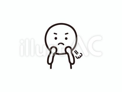 やる気を出す棒人間のイラスト