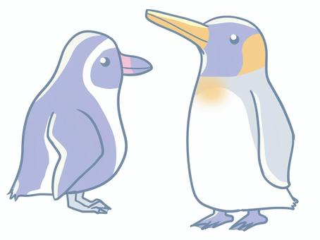 ペンギン ペンギン ペンギン,動物,可愛い,癒し,海,水族館,水のイラスト素材