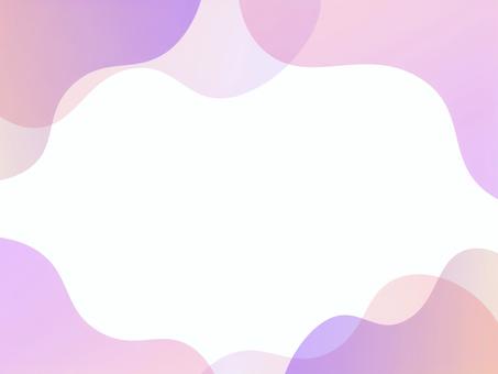 透明グラデ流体シェイプ背景 紫 背景,グラデーション,紫,フレーム,流体シェイプ,淡い,透明感,かわいい,ゆめかわ,ポップのイラスト素材