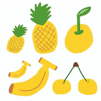 Yellow food, food, fruit, yellow, JPG and PNG