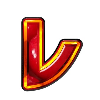 カタカナ文字レ 文字,ギラギラ,赤色,カタカナ,レのイラスト素材