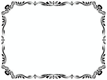 飾りフレーム 飾り,フレーム,囲み,罫,枠,装飾,クラシック,部品,パーツ,表彰状のイラスト素材