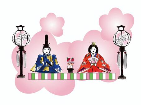 Ohana, dolls, hina doll, hina matsuri, JPG and PNG