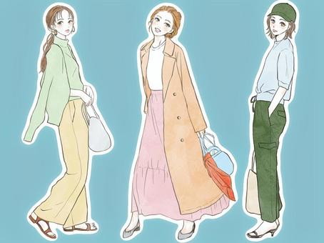 白色邊框的時尚風格, JPG 和 PNG 白色邊框的時尚風格, 人物, 女子, 成人, JPG 和 PNG