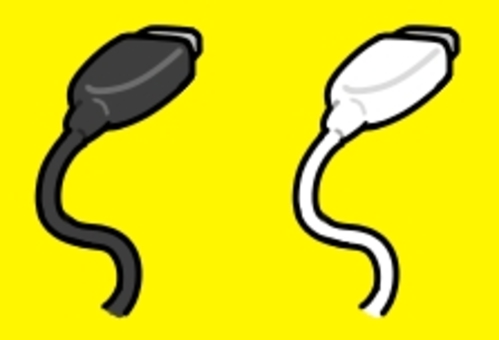 USBケーブル ケーブル,アダプター,usb,コード,接続,充電,周辺機器のイラスト素材