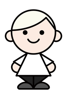 アルビノの男性 アルビノ,先天性白皮症,メラニン,色素,病気,青年,白,特異,珍しい,人間のイラスト素材