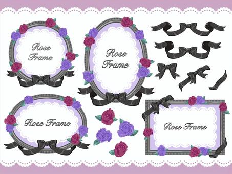Illustration, rose, frame, race, 