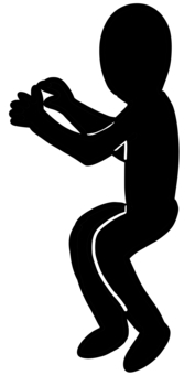 横になる　４ 横になる,倒れる,寝る,男性,シルエット,人,横向き,バタン,寝そべる,昼寝のイラスト素材
